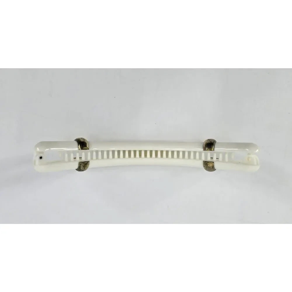 Vintage 1980s‎ Cascade Banana Hair Clip – Single Ivory Ponytail Holder